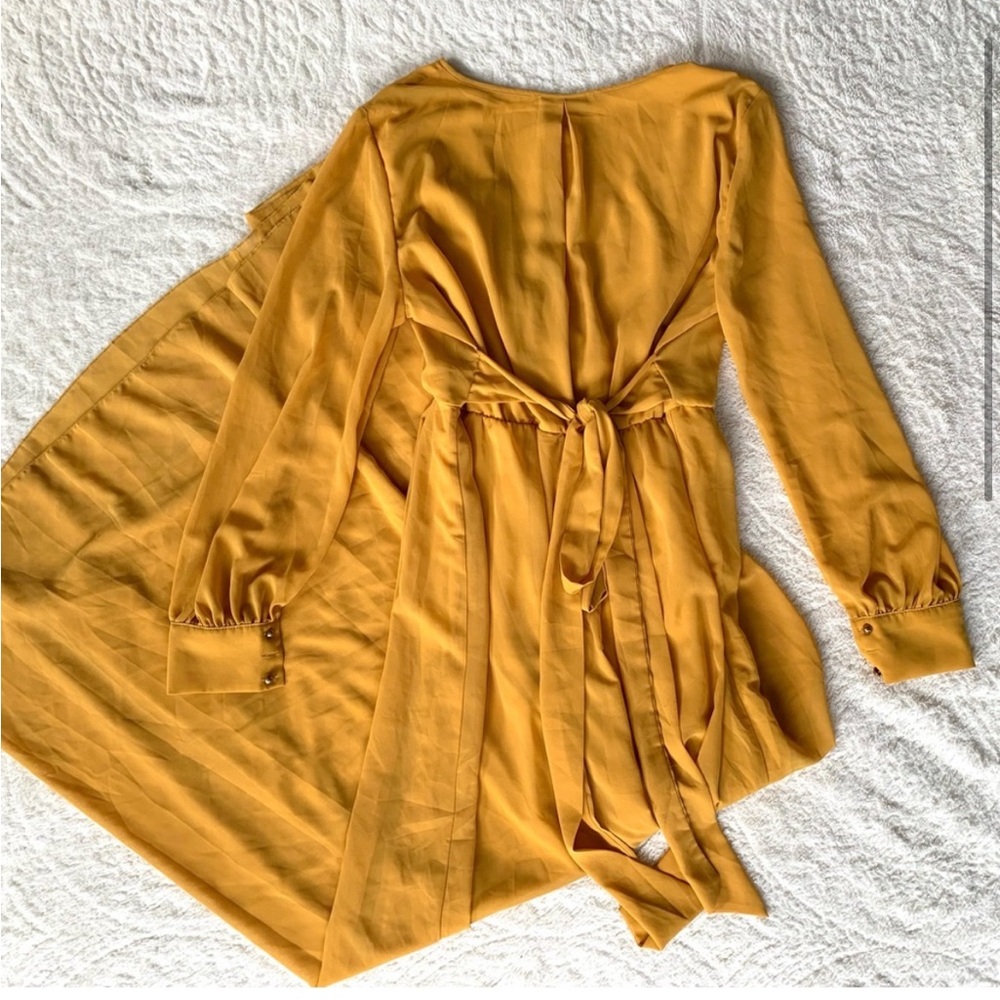 Gorgeous Mustard Golden Yellow Baltic Born Lydia Maxi Dress! size M - Picture 6 of 6